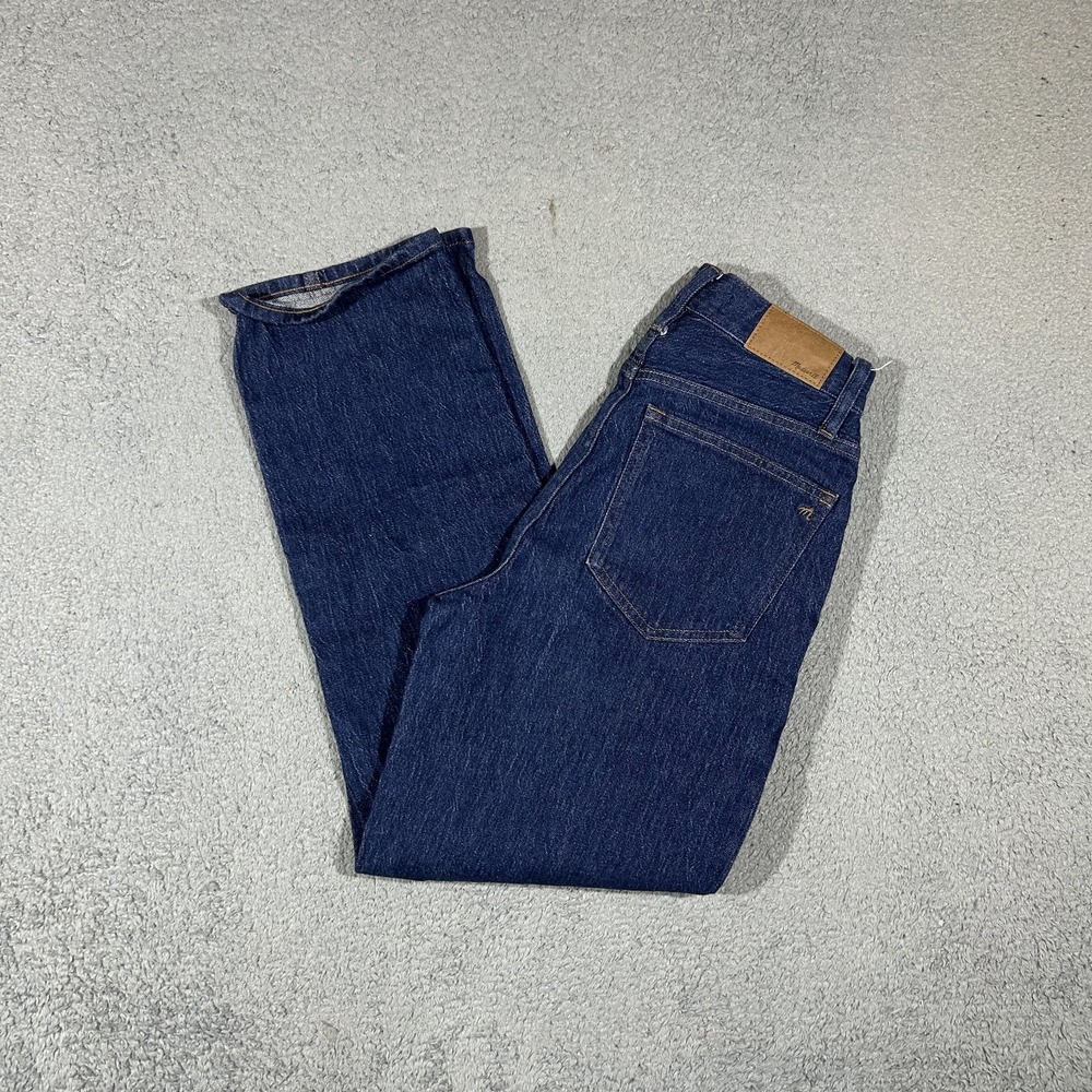 Madewell The Perfect Vintage Straight Jean Womens 26 High Rise Blue Denim 4040